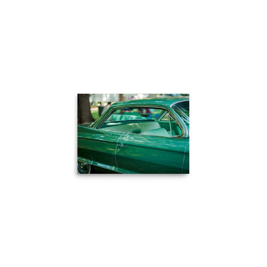 Mint green teal classic car fine art photography print — BDH Photography