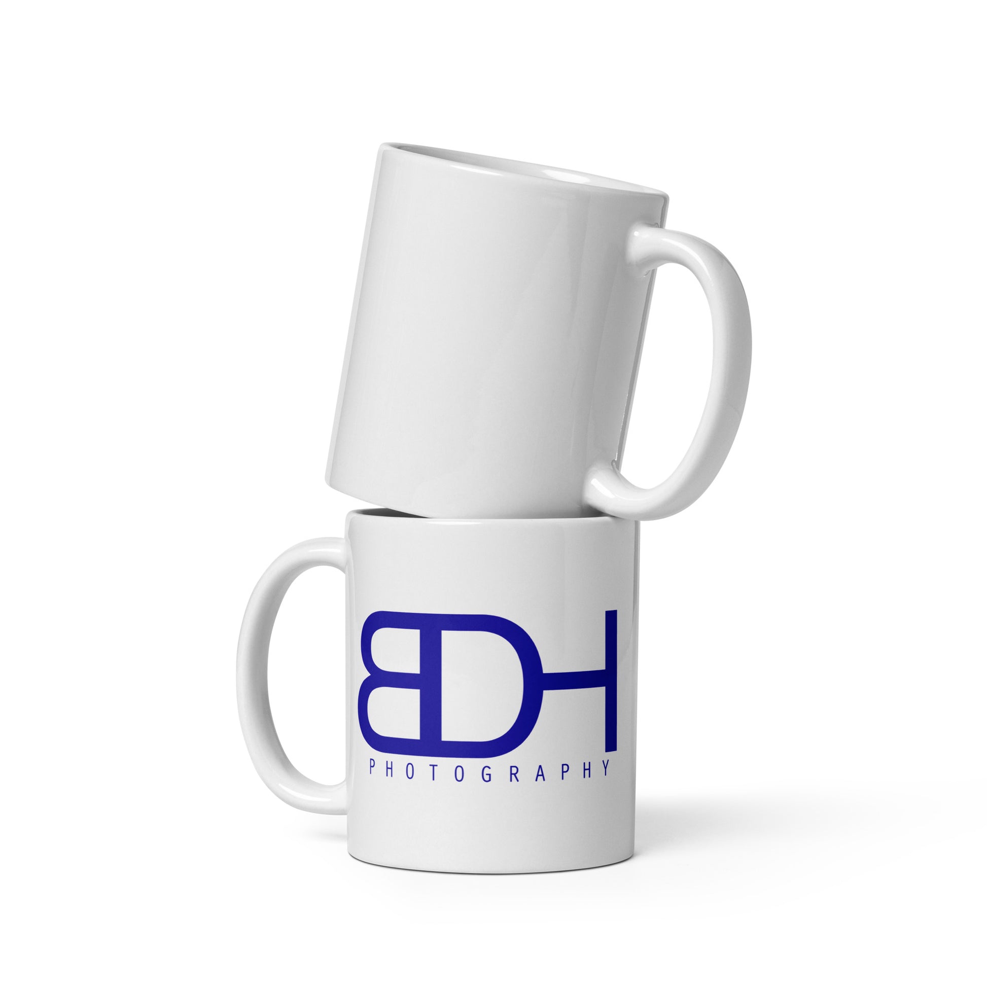 BDH Photography classic ceramic mug — photography gift and merch