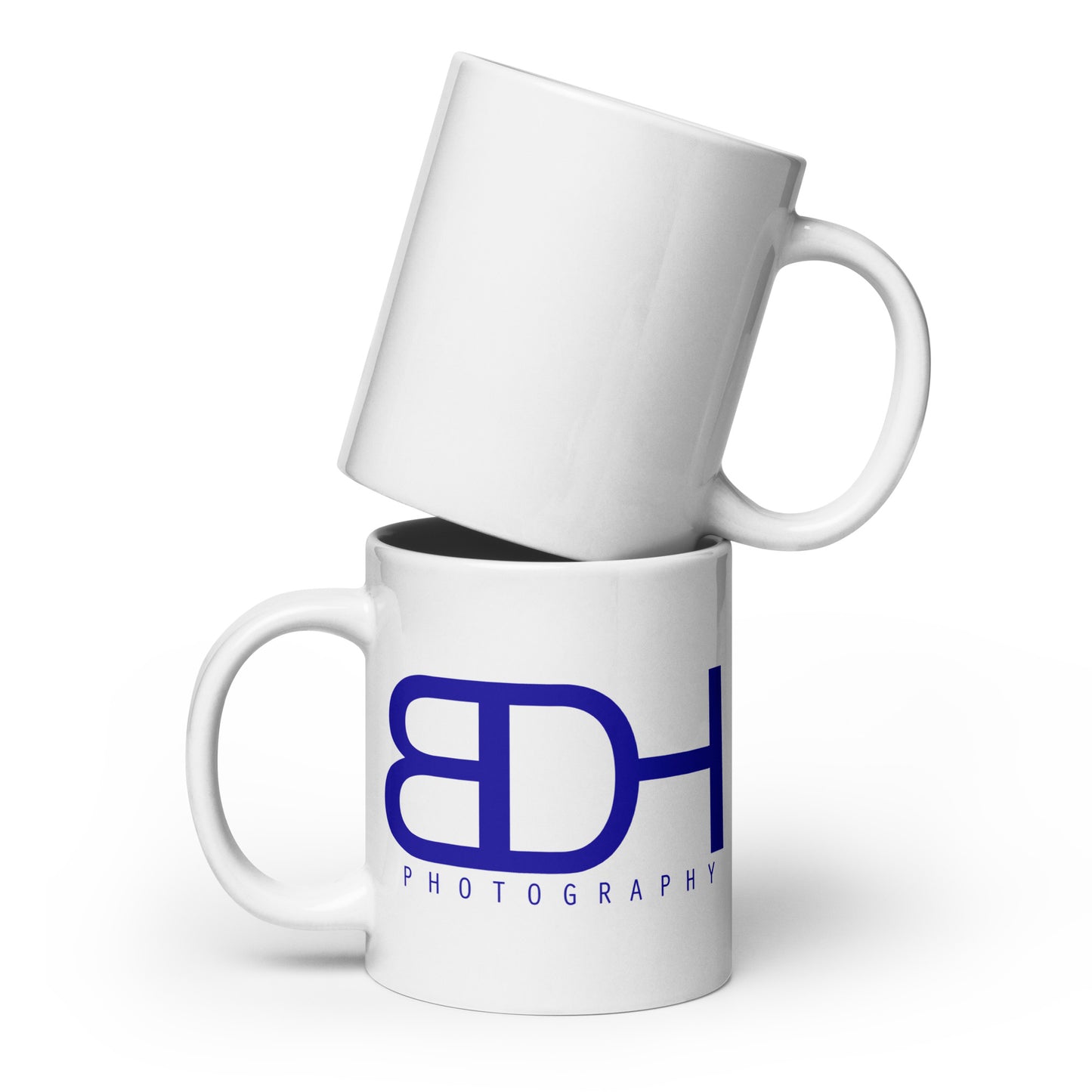 BDH Photography classic ceramic mug — photography gift and merch